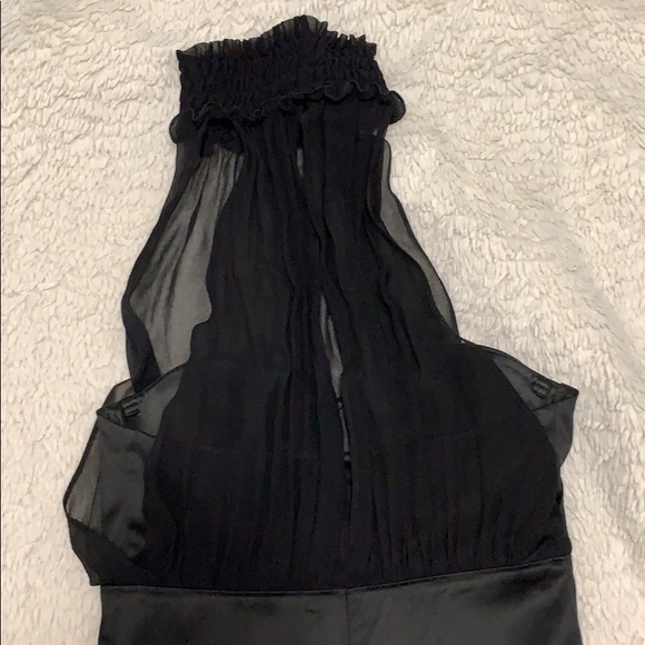 Guess by Marciano Black Halter Ruffled-Neck Dress - Picture 3 of 4